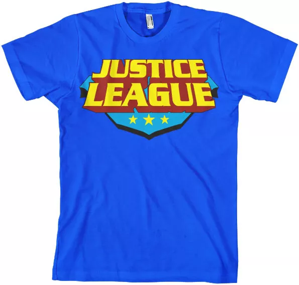 Justice League Logo T-Shirt Coton sous Licence Officielle