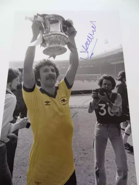 Arsenal Fc 1979 Fa Cup Final Alan Sunderland Hand Signed Photo