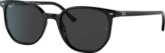Ray-Ban Elliot Sunglasses, Black Frame, Polar Black Lens, 52mm