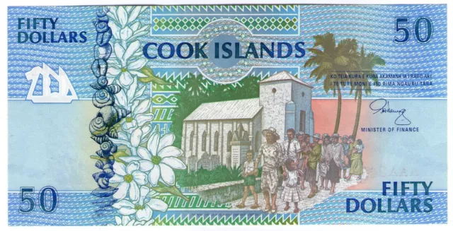 **   COOK Islands       20  dollars   1992   p-10a    UNC   **
