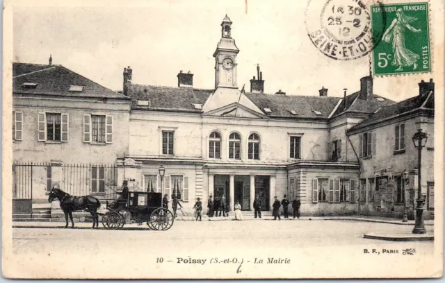 78  POISSY - vue generale de la mairie.