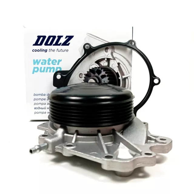 DOLZ Wasserpumpe Kühlwasserpumpe für Mercedes Benz C W205 S205 E S212 220D 300D