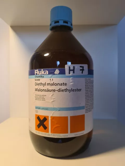 30g Diethyl Malonate [Min 97%] (For Analysis) lab Reagent - Green Apple Flavour!