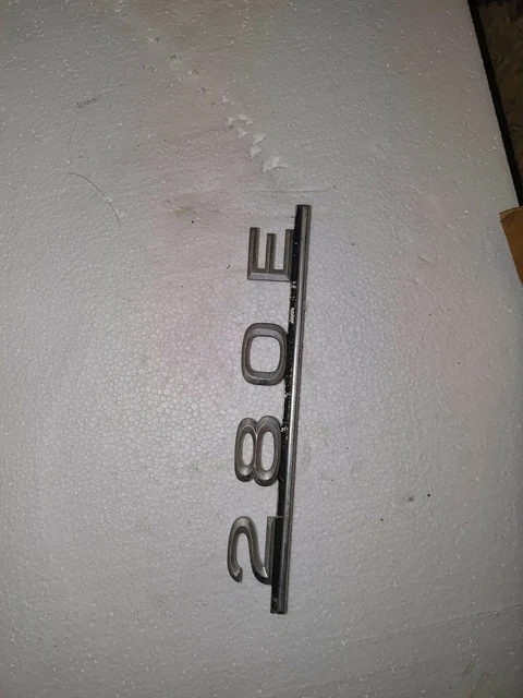 Mercedes Benz “280 E” Trunk Badge Emblem - Original