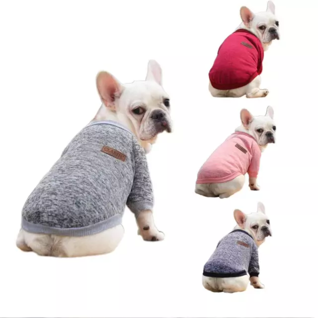 Pet Dog Vest Hoodie Sweater Jumper Coat Spring Dog Clothes Puppy Apparel Jacket