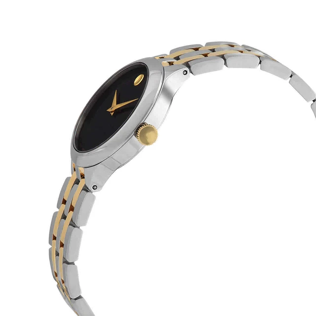 Orologio Donna Movado Veturi Quarzo Nero Quadrante Museo Bicolore 0607419 2