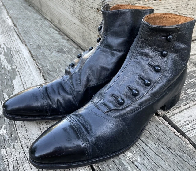 Anciennes Chaussures Vélo Cuir RIVAT Vintage taille 40 - Équipements vélos