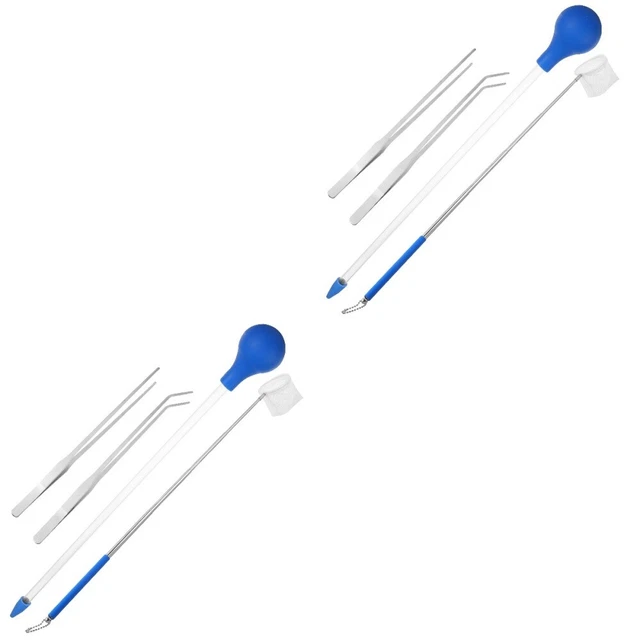 8 teile/satz Garnelen Skimming Net Pinzette Set für Aquarium