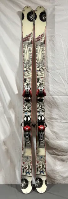 K2 Public Enemy 169cm Twin-Tip Freestyle Skis Salomon S910 Bindings GREAT