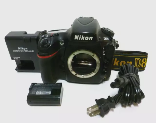 Nikon D800 36.3MP Digital SLR FX Full Frame Camera Body Black