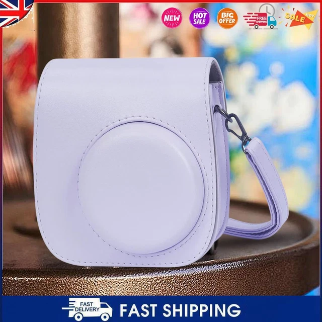 #C 7 in 1 Camera Accessories Kit Album Camera Bag for Instax Mini 12 (Purple)