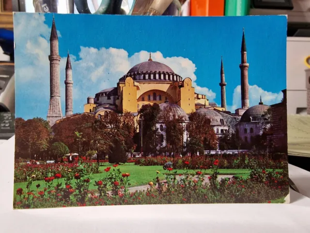 Cartolina Turchia Istanbul Saheserleri Moschea 1969 ZA121 ^