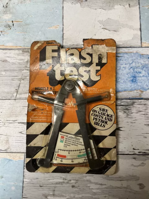 Vintage spark plug tester ignition system coil Flash Test