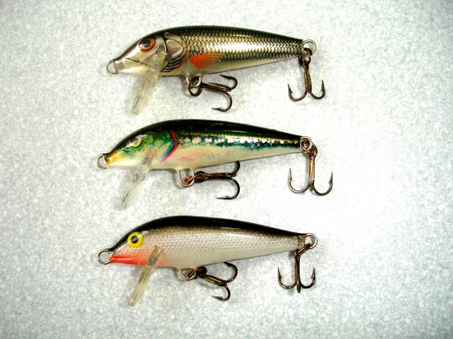 3 off - Rapala Countdown Minnow - CD05 (CD-5) - SH, MN & S - 5 cm - Usato.