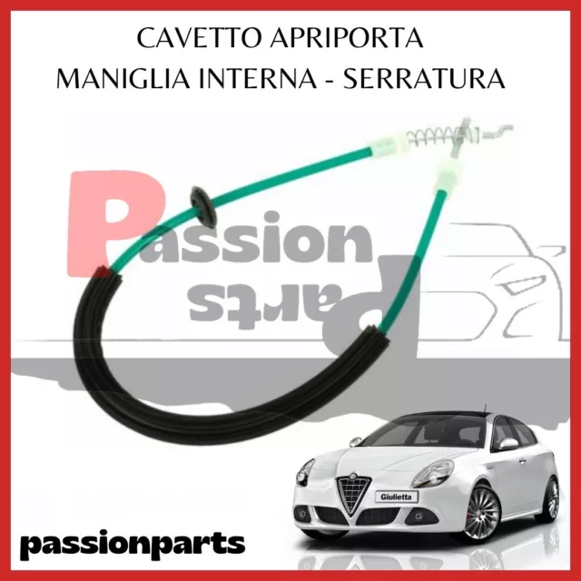 Cavo Apriporta Alfa Giulietta Dal 2010 Comando Maniglia Sportello Ant Sx/Dx