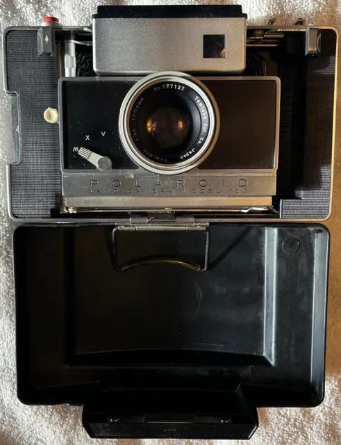 Polaroid Land Camera Model 180 with Tominon 1:4.5 F=114mm Lens #527127