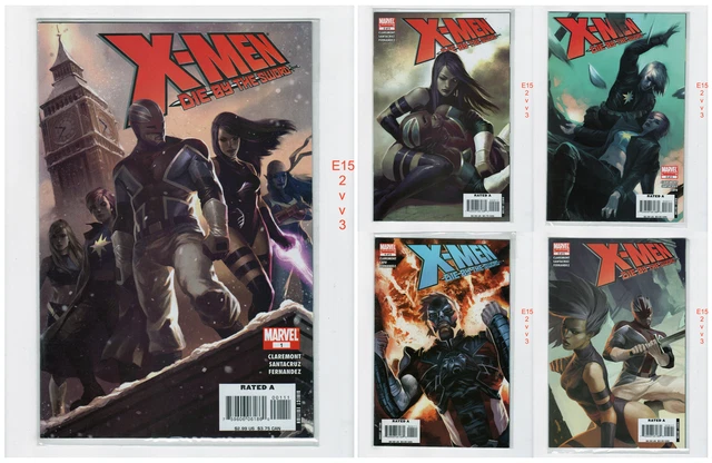 X-Men Die by the Sword 1 2 3 4 5 complete lot VF/NM 2007 Marvel e1523