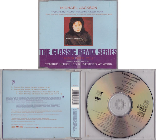 Michael jackson you are not alone maxi cd single the classic remix