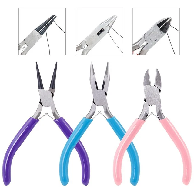 Handcraft Repair Beading Making Scissor Jewelry Pliers Hand Tools End Cutting