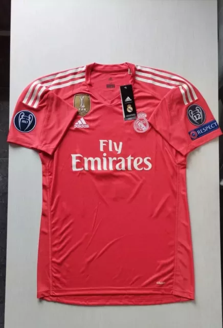 Camiseta Real Madrid Original 17/18- Insignia Champions/Club World Cup-Talla M