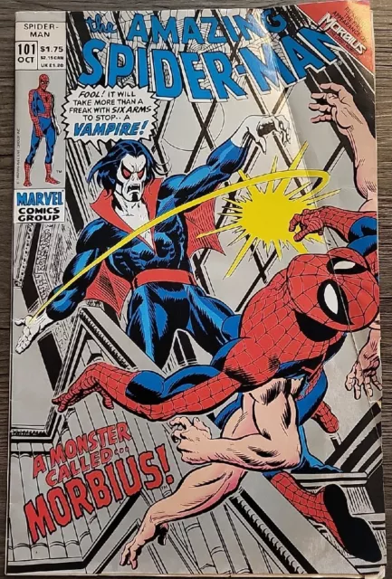 Marvel Amazing Spider-man Morbius 1st Appearance #101 October Comic Spiderman