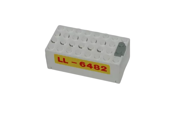 Lego® 9V TRAIN Railway Monorail Battery Box 6482 WHITE