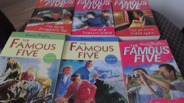 10 X The Famous Five by Enid Blyton (  Paperback ) 10 XBooks