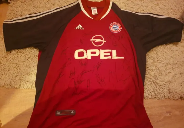 Original FC Bayern München Trikot *kadersigniert* Gr. XL, *SELTEN*