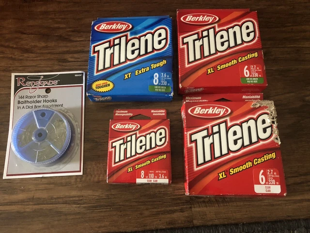 Berkley Trilene XL Smooth Casting Fishing Line (110 yds) -Fluorescent Clear/Blue
