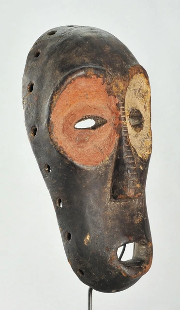Beautiful  BEMBE Wood Mask Congo DRC African Tribal Art 1304