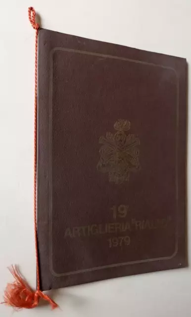 B398 Calendario 19° Artiglieria Rialto 1979 Con Cordoncino
