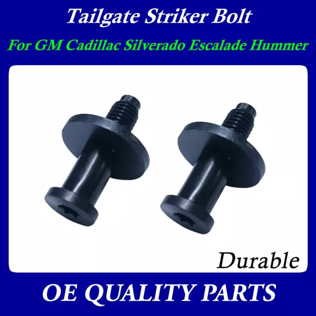 Pair Tailgate Striker Bolt for Cadillac Silverado Escalade Hummer 38427 11570162