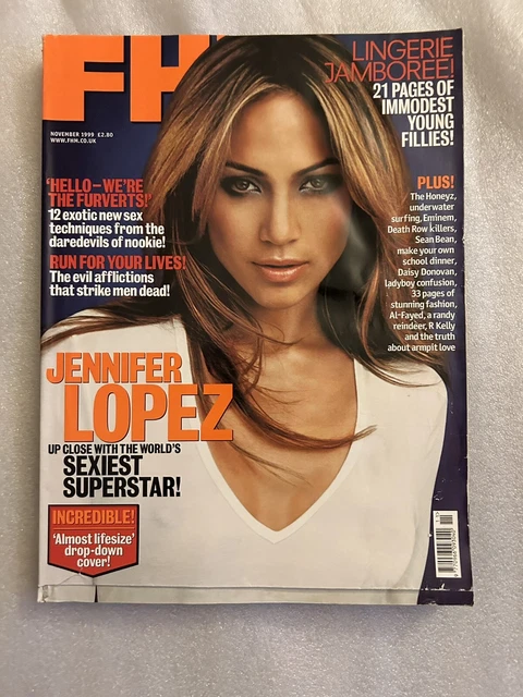 FHM MAGAZINE NO 118 November 1999 - JENNIFER LOPEZ - LISA