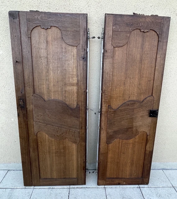 Antique French Carved Armoire Doors Architectural Salvage Design Reclaimed 13
