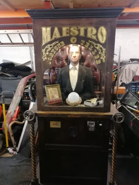 fortune teller machine derren brown ghost train ride Thorpe park maestro fortune