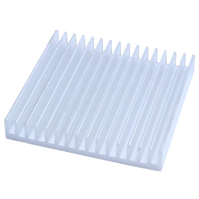 Disindaco di calore dissipatore di calore alluminio tono argento 90 mm x 90 mm x 15 mm T5Y3