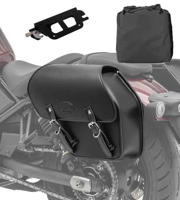 Set: Saddlebags SB5 Support Brackets Fits For Honda Rebel 1100 Black Craftride Dpls A675292 0 - View #7
