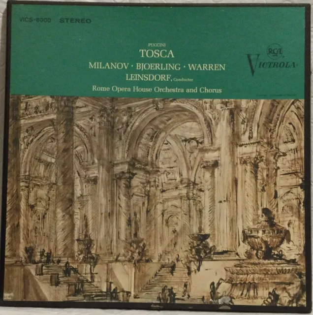 PUCCINI - TOSCA (Rome Opera House Orchestra), RCA Victrola, VICS-6000, NM/EX