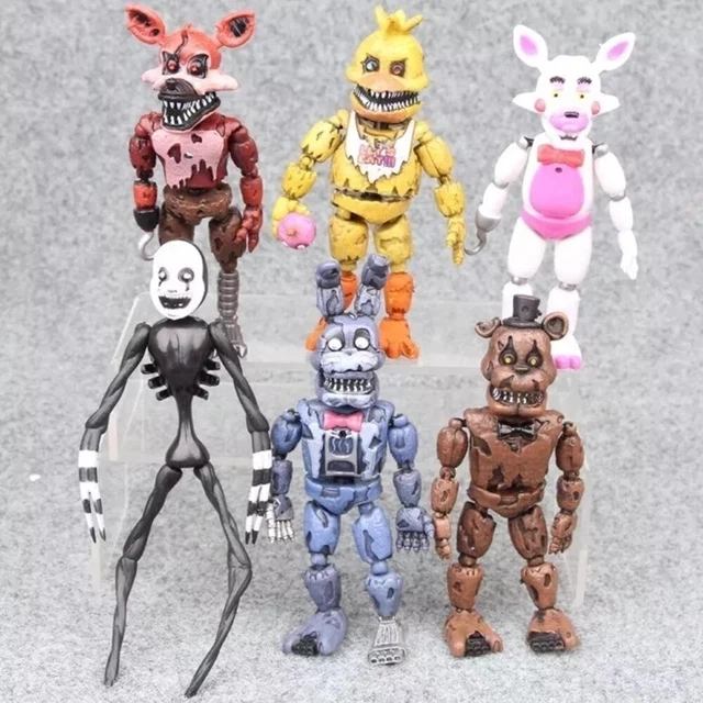 FNAF Plüschpuppe Bonnie, Foxy, Chica, Goldener Freddy & Mehr | 18 Cm, Weiches Plüschmaterial, Sammlerstück