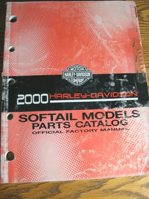 2000 Harley-Davidson Softail Parts Catalog Fat Boy Night Train