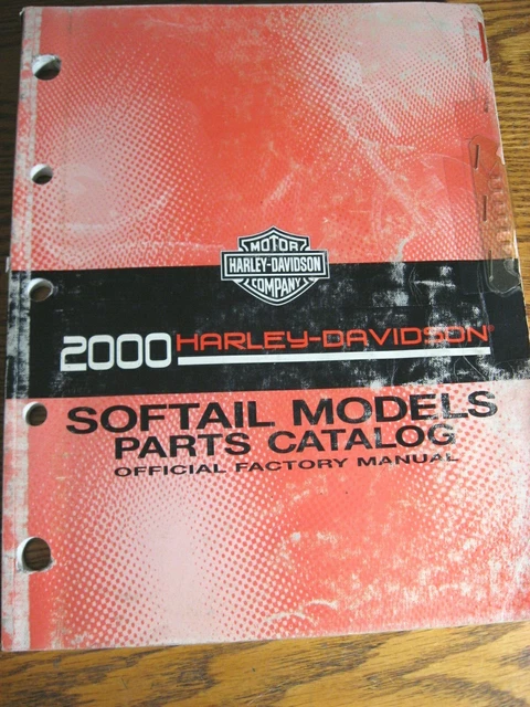 2000 Harley-Davidson Softail Parts Catalog Fat Boy Night Train