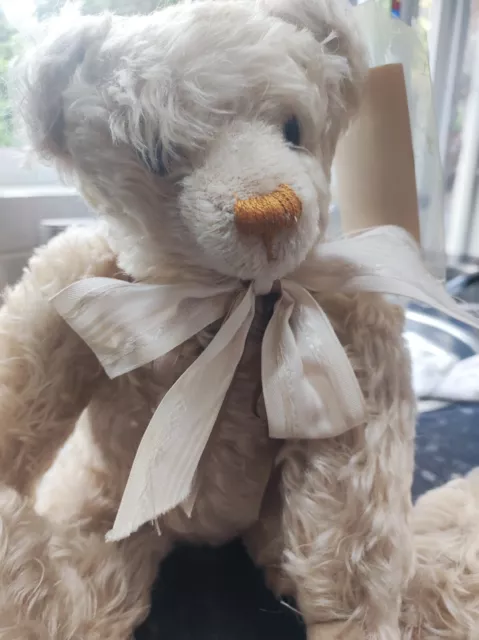 Vintage Rare Merrythought Bonde Mohair Bear Alpha Farnell Limited Edition