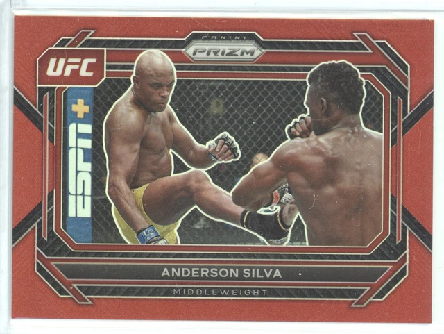 Anderson Silva 2023 Panini Prizm Ufc Red Prizm /199 #76 Middleweight