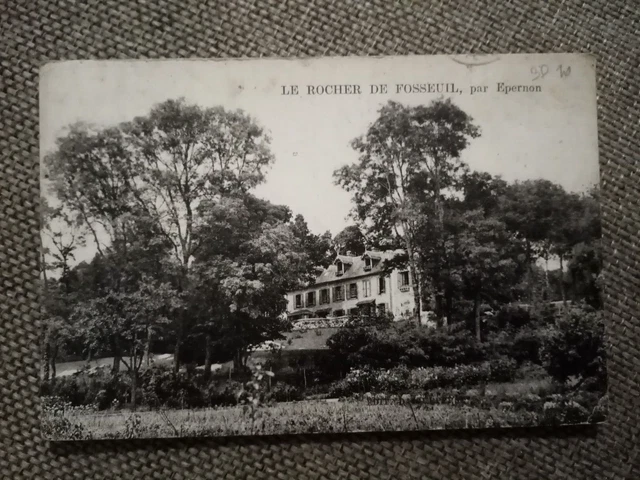 Cpa Le Rocher De Fosseuil Par Épernon