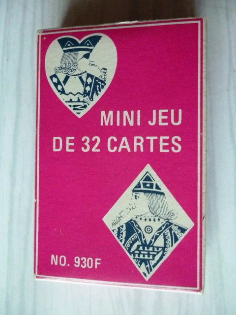 retro-collection-ancien mini jeu de 32 cartes -a c e-Hong Kong