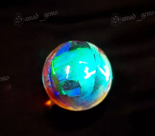 Balls Shape Multi Color beautiful Multi Fire Gemstone Cabochon Mystic Quartz