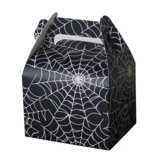 10 pz Spider Web Candy Bags Box regalo per gli ospiti compleanno bambini