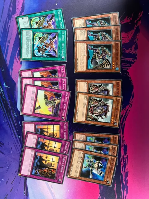 Yu Gi Oh Six Samurai Custom Partial Deck - 16 Cards