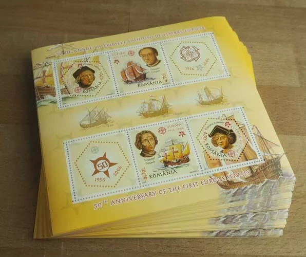 2005 Rumänien; 100 Blocks Kolumbus, Bl. 360, postfrisch/MNH, ME 2500,-