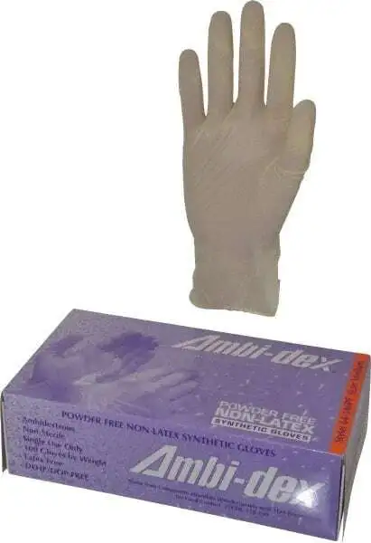 100 Pack PIP 64-346PF/M Disposable Gloves, Size Medium, 5 mil, Synthetic